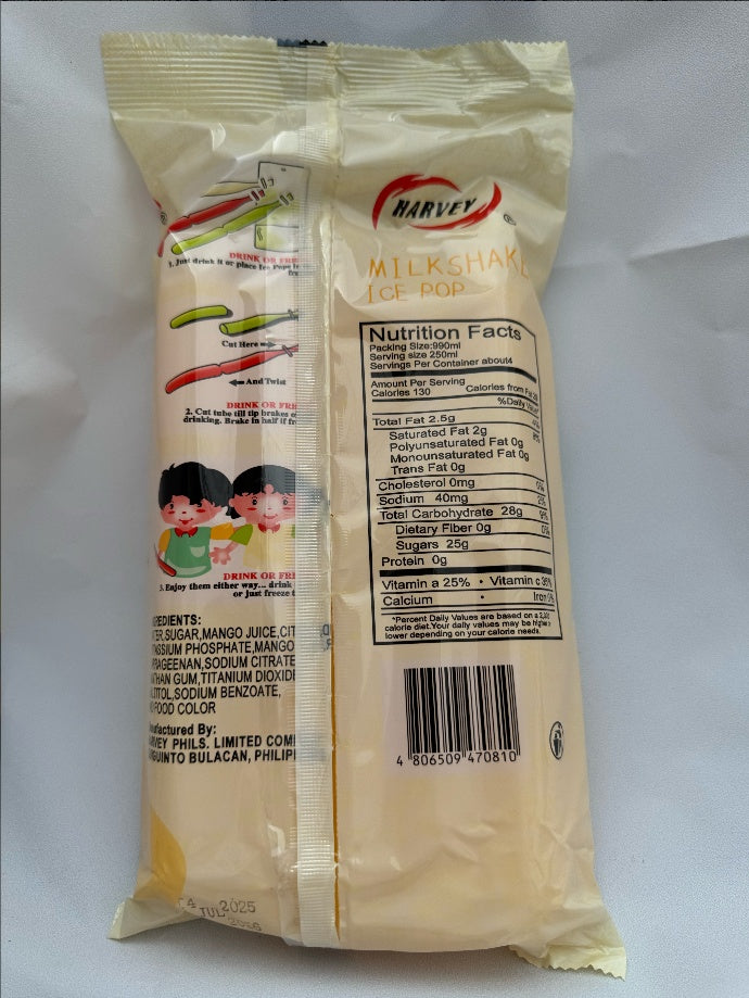 Picolé de manga, picolé de laranja, pau de gelatina