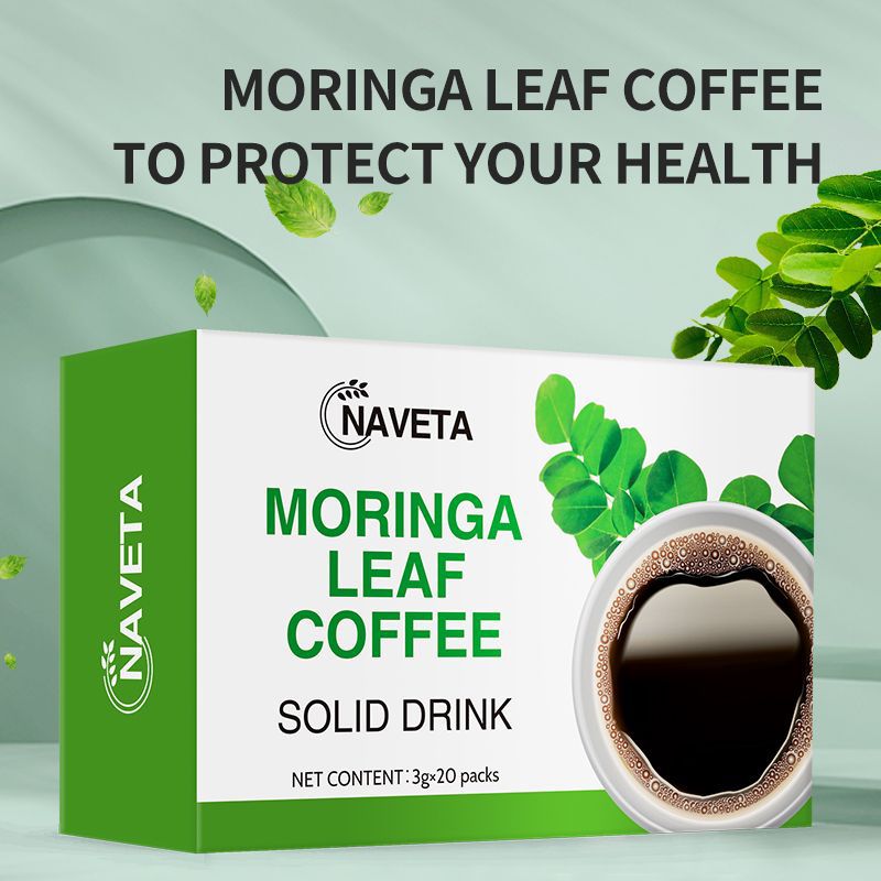 Folhas de moringa, café preto - Moringa Leaves Black Coffee - EcoHydro Ativo - Portugal