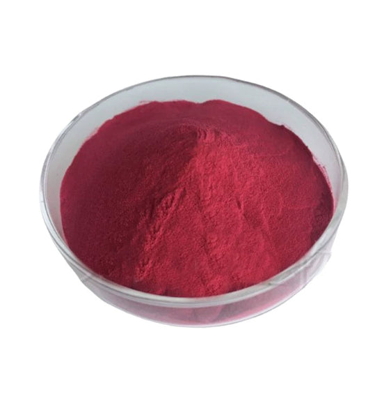 Pó de acelga vermelha solúvel em água, de grau alimentar.