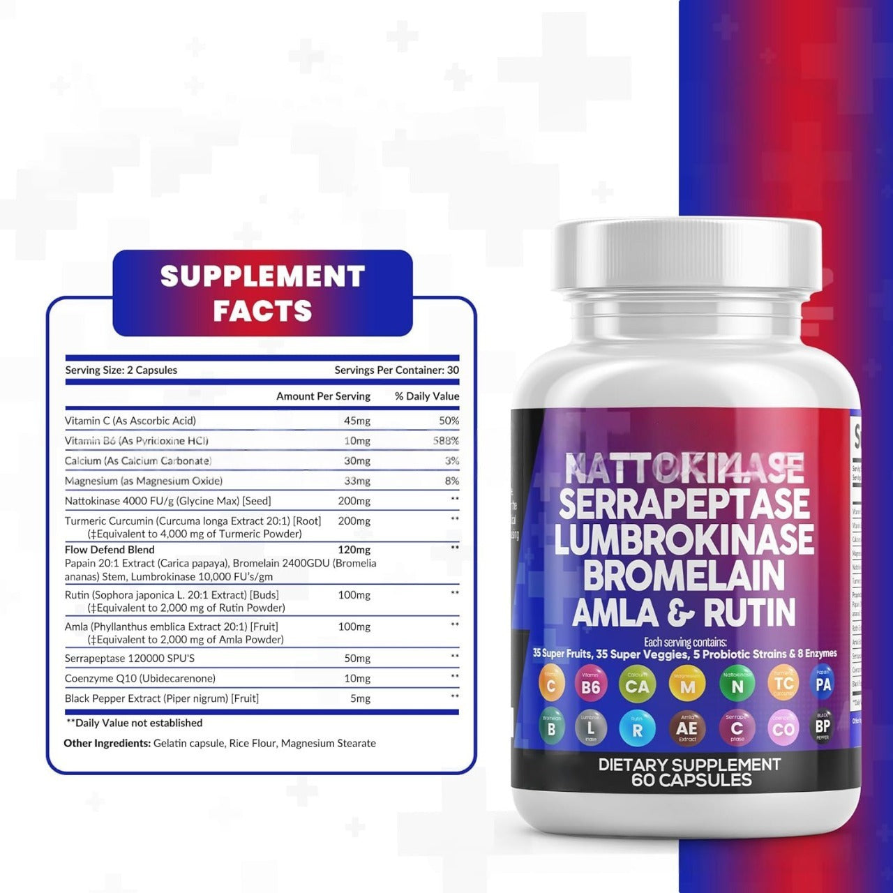 Cápsulas de Nattokinase