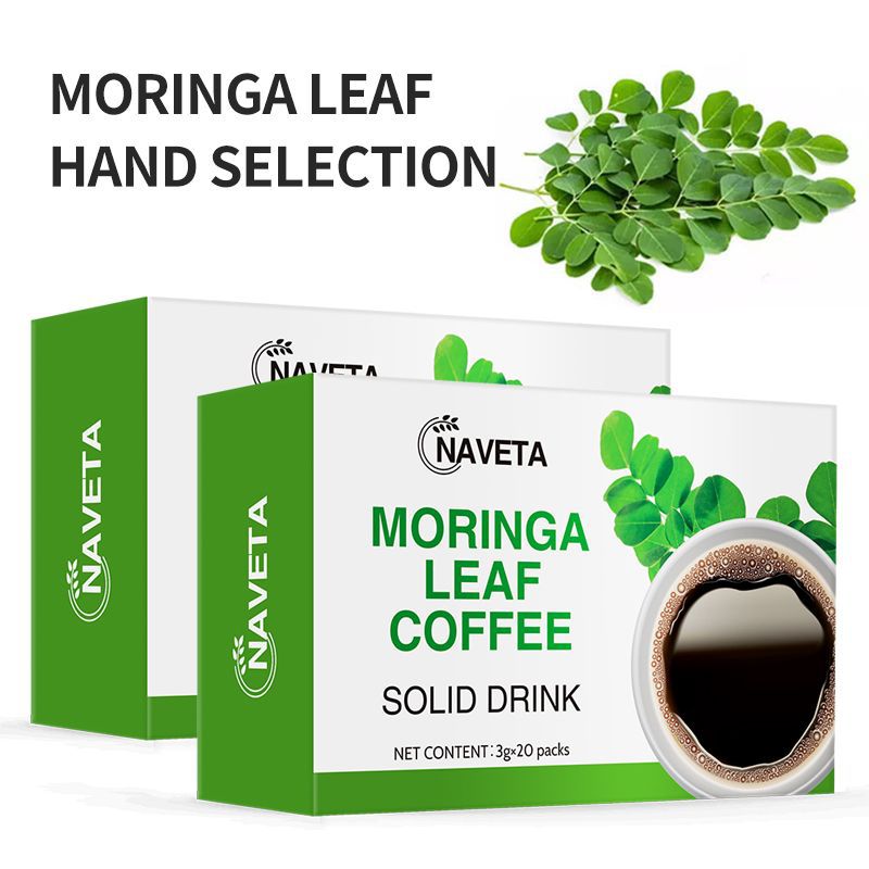 Folhas de moringa, café preto - Moringa Leaves Black Coffee - EcoHydro Ativo - Portugal