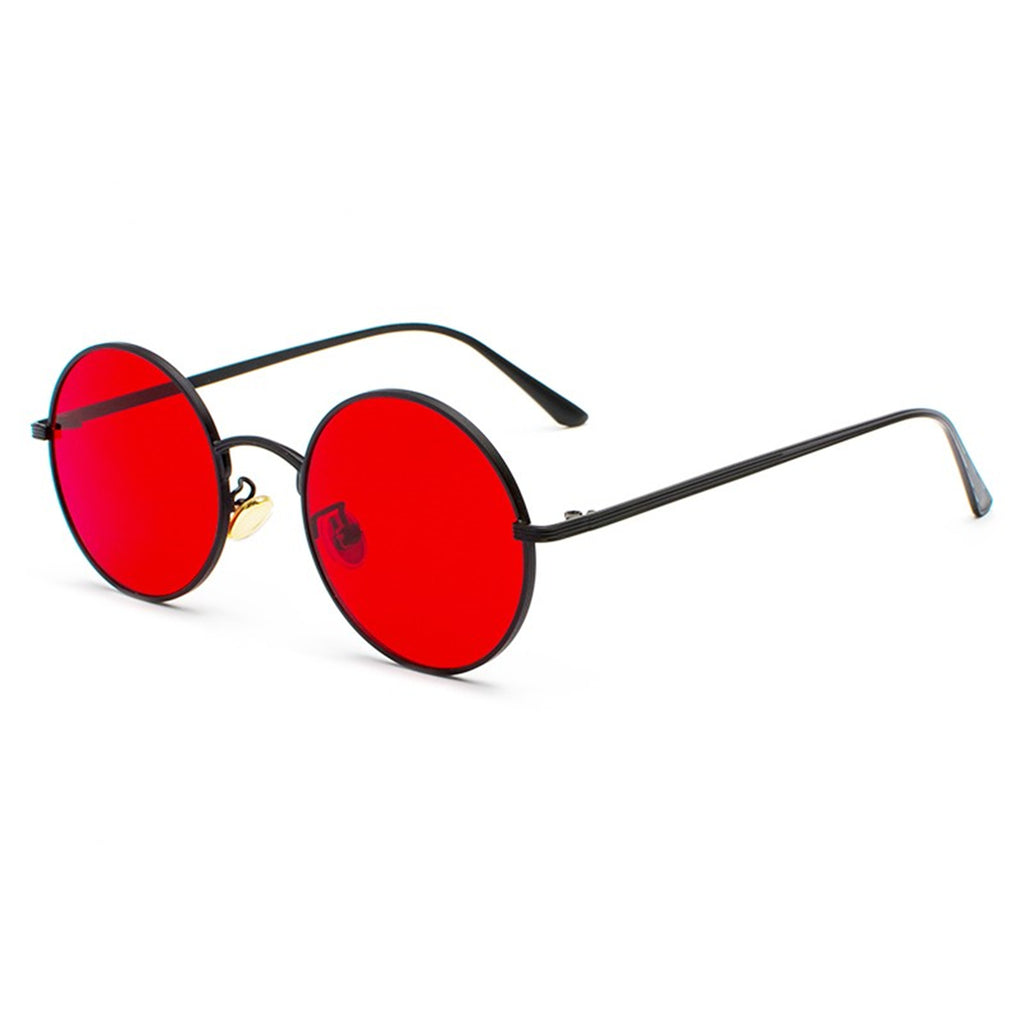Óculos de Sol Retro Redondos - Material das lentes: resina
Estilo dos óculos: formato de coração