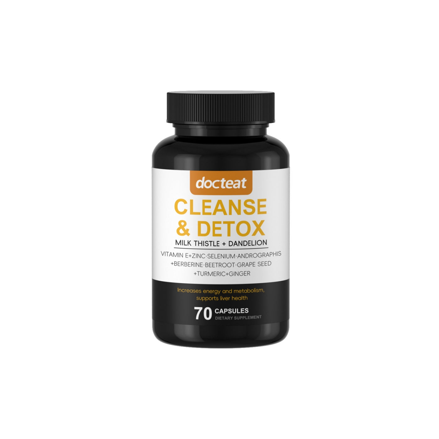 Cápsulas de Cardo Mariano para Suporte Hepático