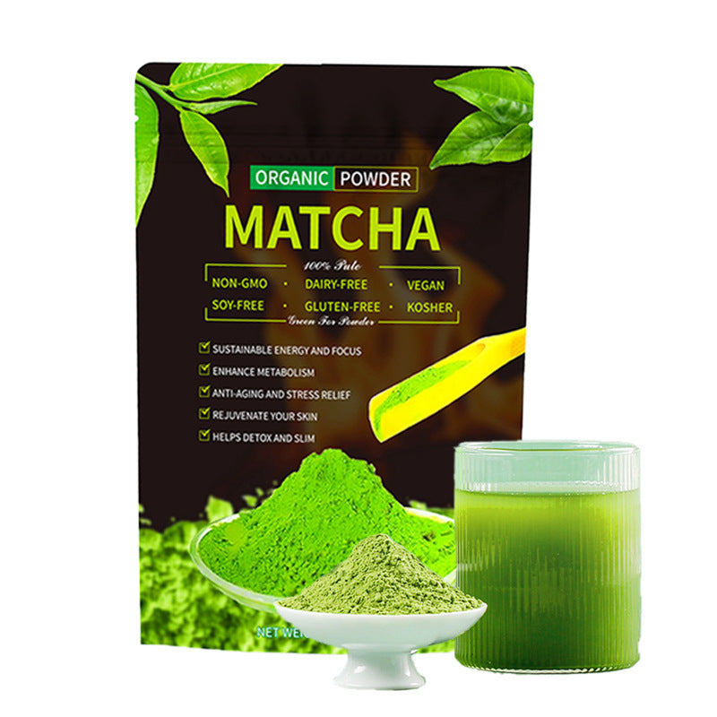 Pó de Matcha com Erva Mate Verde