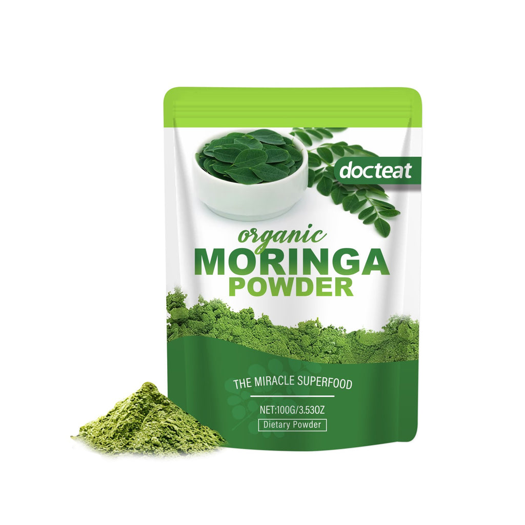 Pó nutricional dietético de Moringa - Matchá em pó - EcoHydro Ativo - Portugal