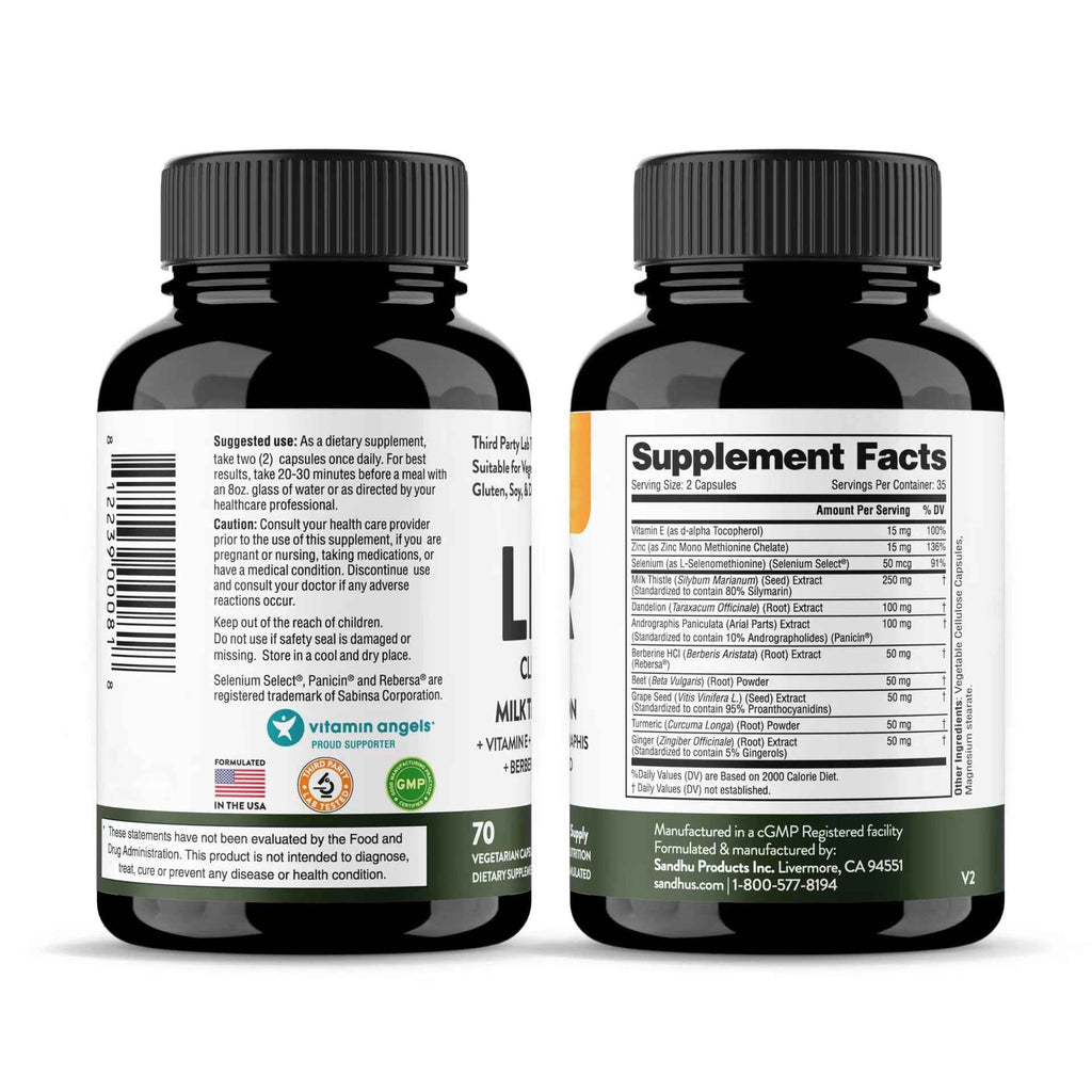 70 Cápsulas de Limpeza para o Fígado