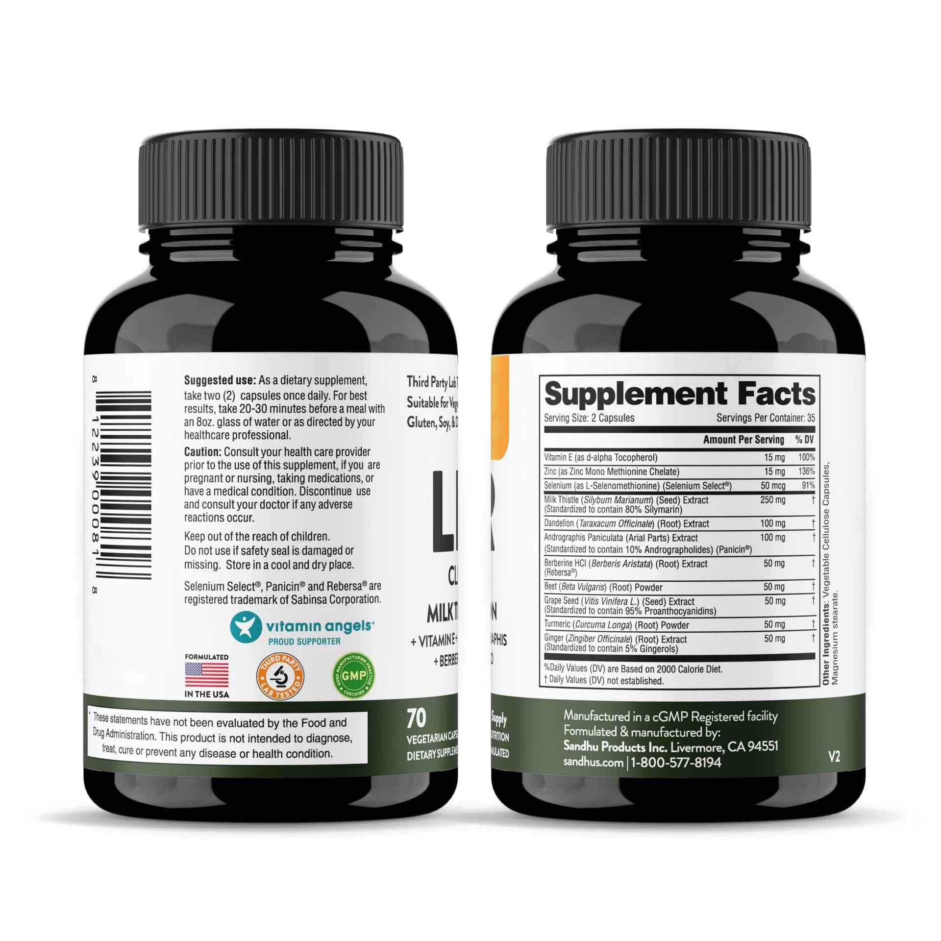 70 Cápsulas de Limpeza para o Fígado