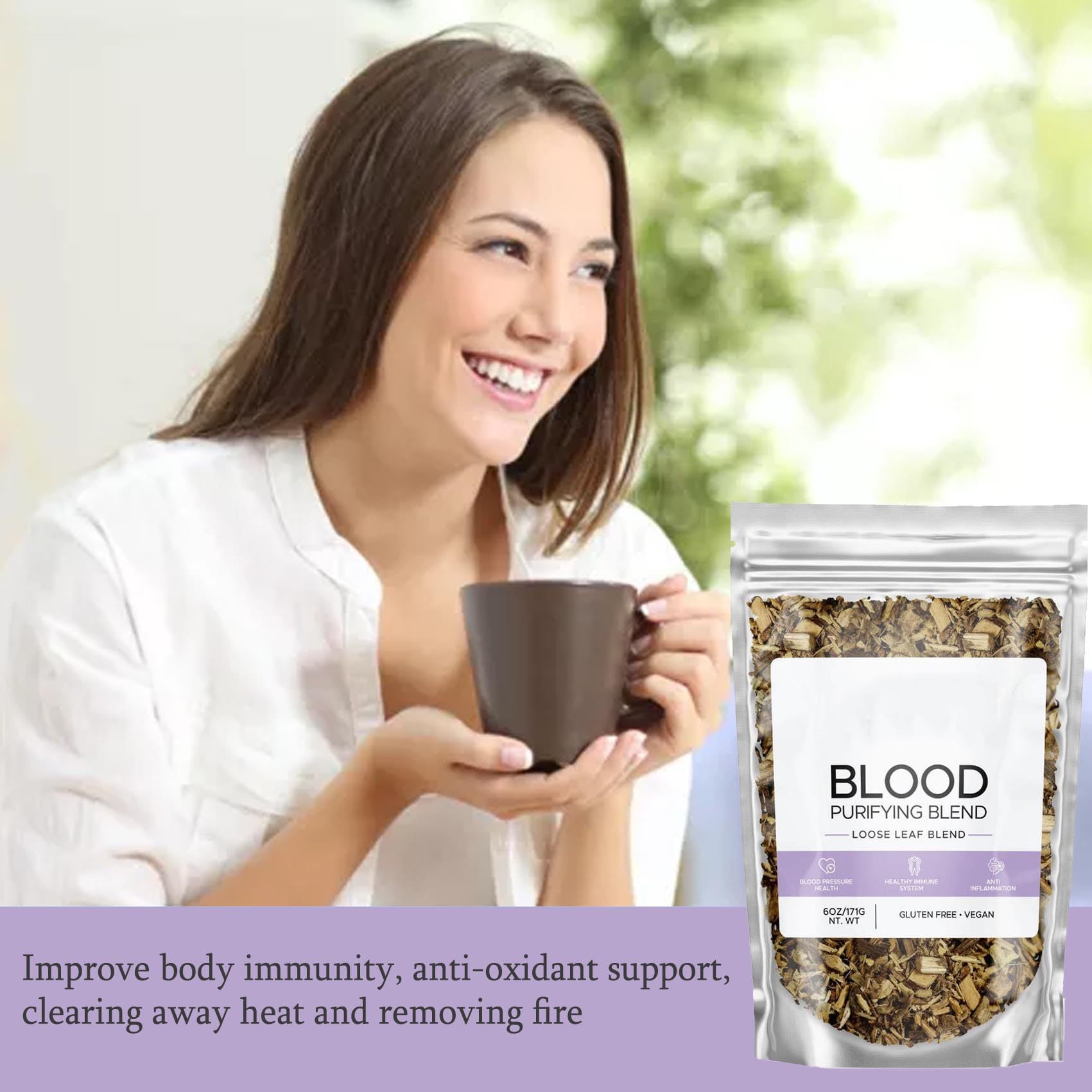 Blood Purification Mixed Tea Health - CareChá misto Purificação do sangue