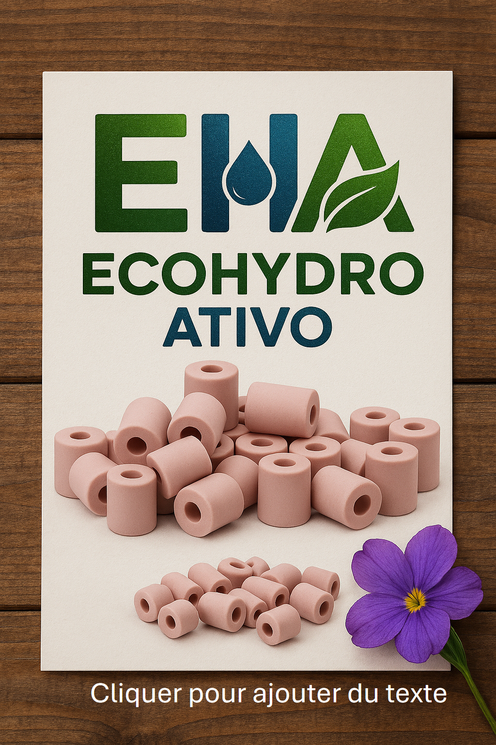 Contas de cerâmica rosa