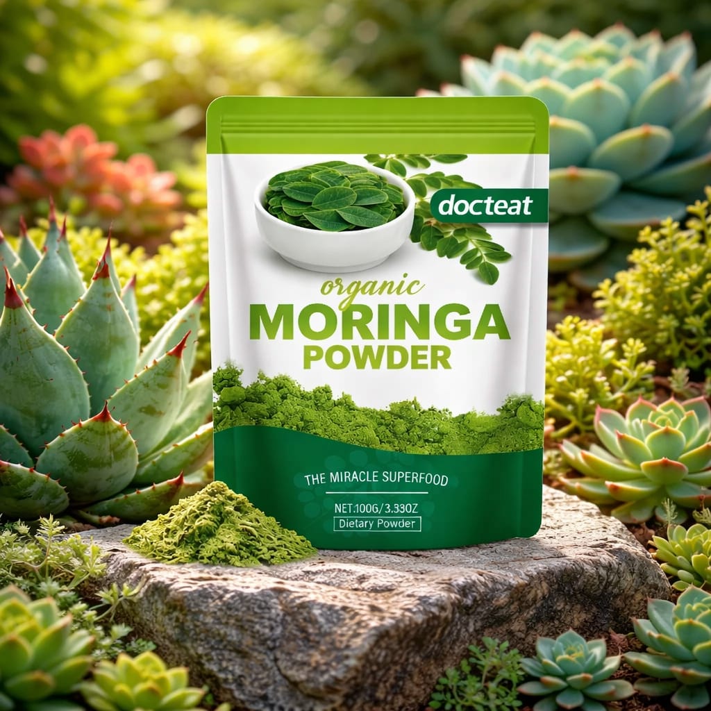 Pó nutricional dietético de Moringa - Matchá em pó - EcoHydro Ativo - Portugal