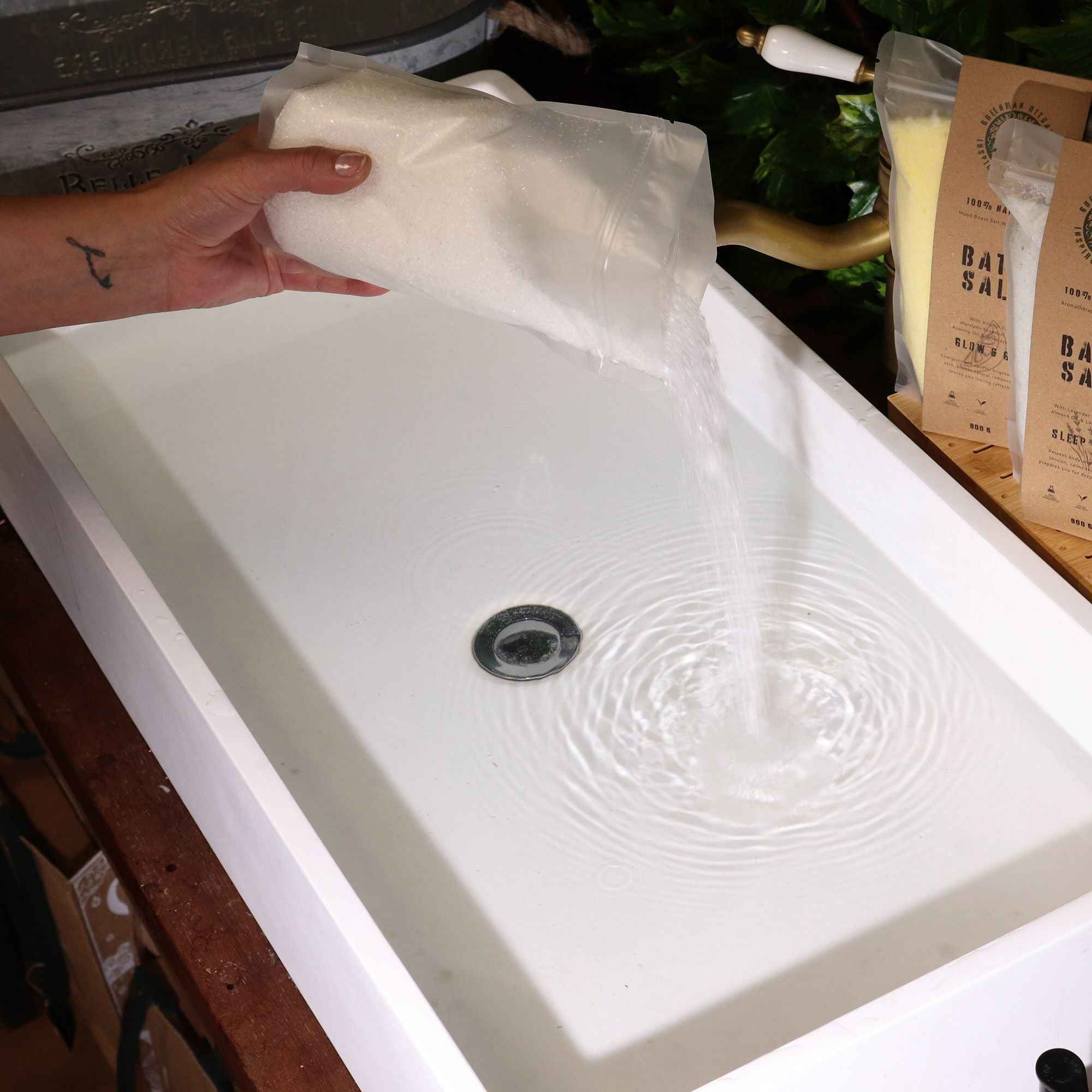 Sais de Epsom com Magnésio da Greenman Rituals – Fórmula Pura