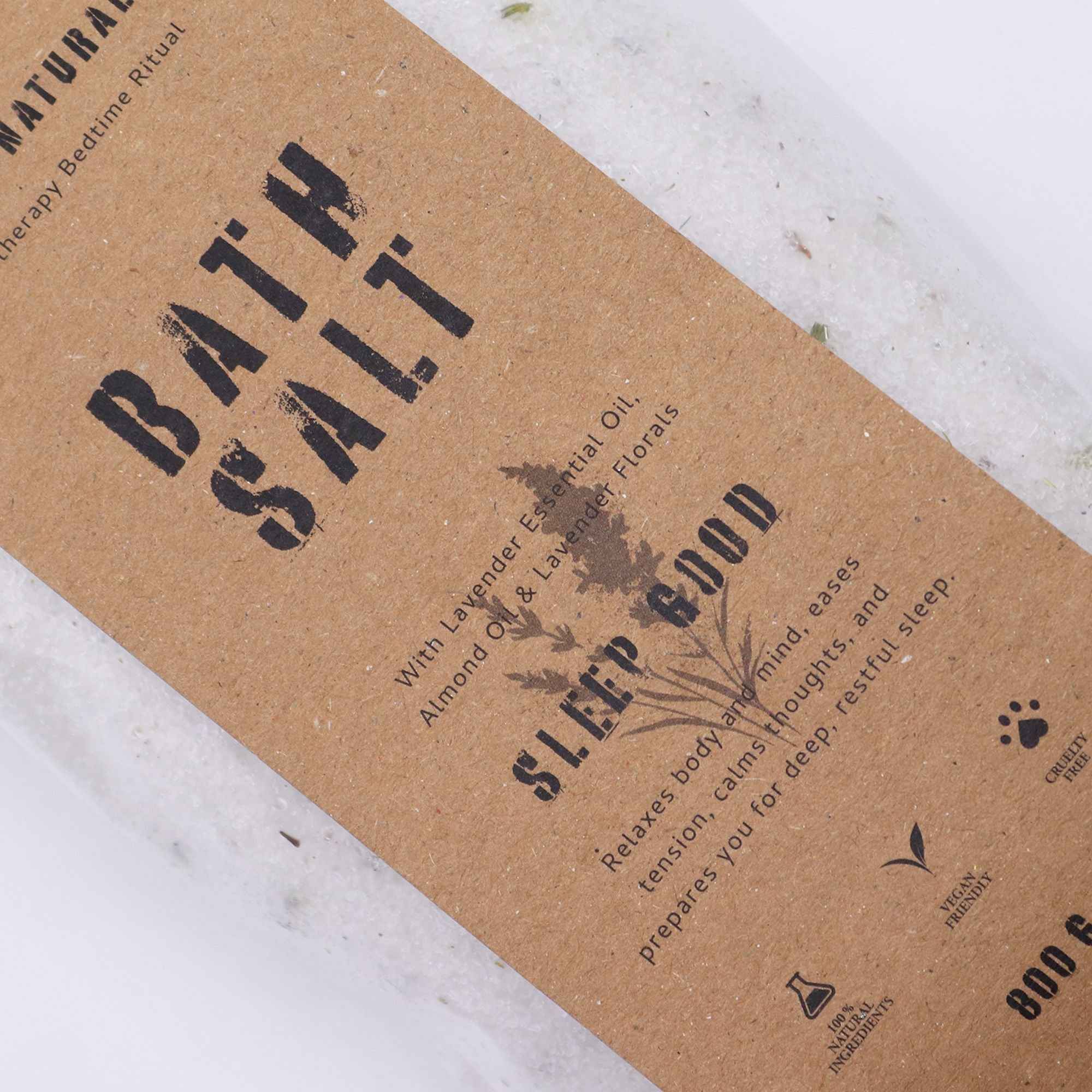 Sais de Epsom para Banho com Lavanda e Aromaterapia da Greenman Rituals – Durma Bem