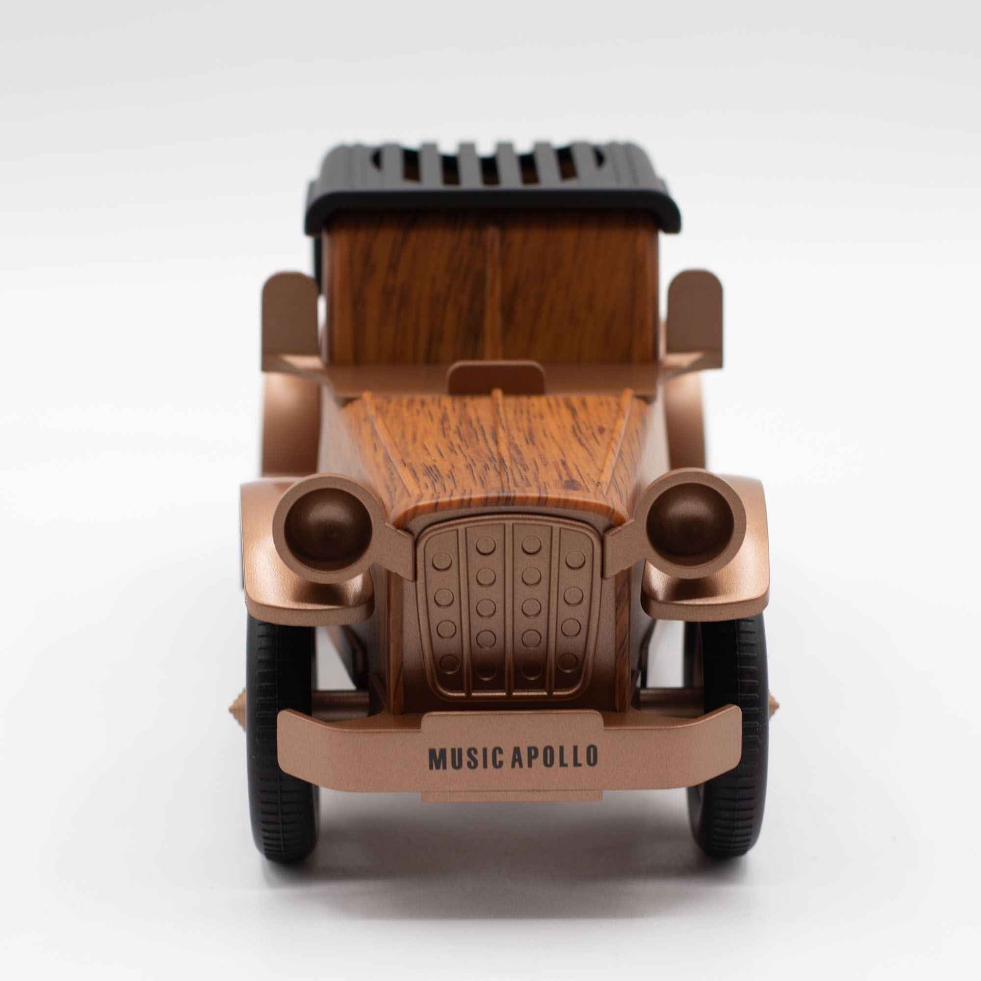 Altifalante e suporte para telemóvel clássicos para automóvel vintage - Bluetooth - 5 watts