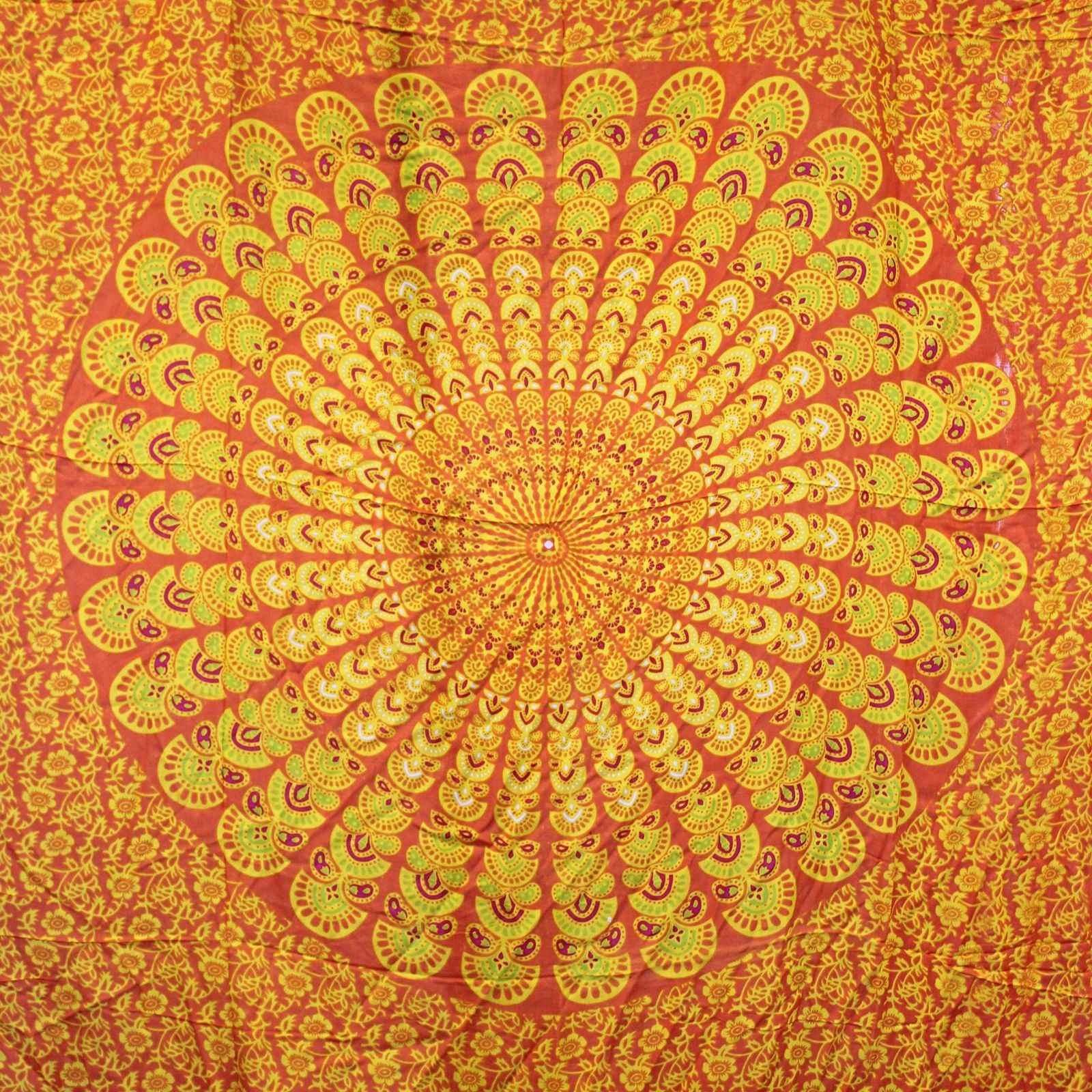 Sarong Mandela Laranja e Limão - Estilo e Conforto para o Verão