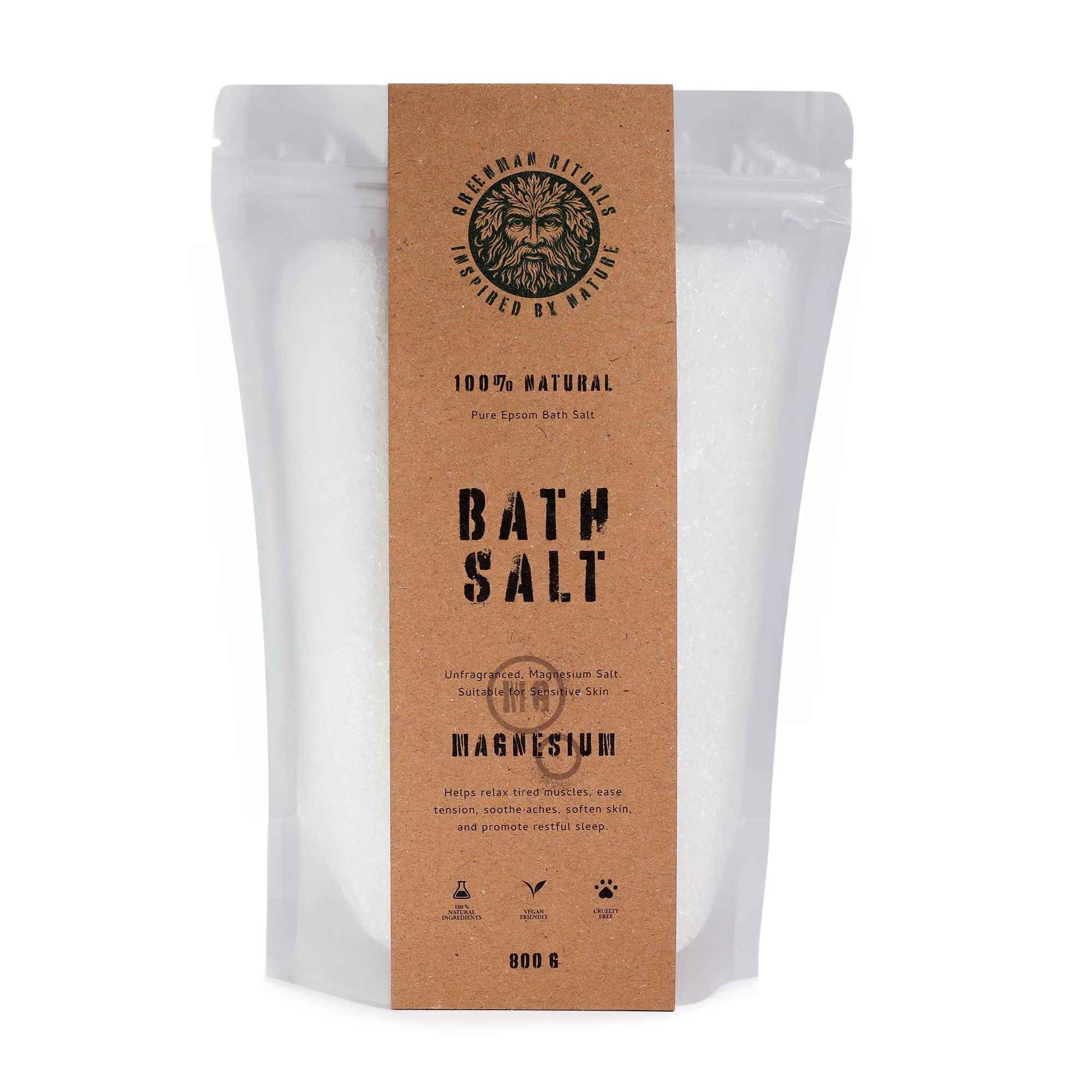 Sais de Epsom com Magnésio da Greenman Rituals – Fórmula Pura