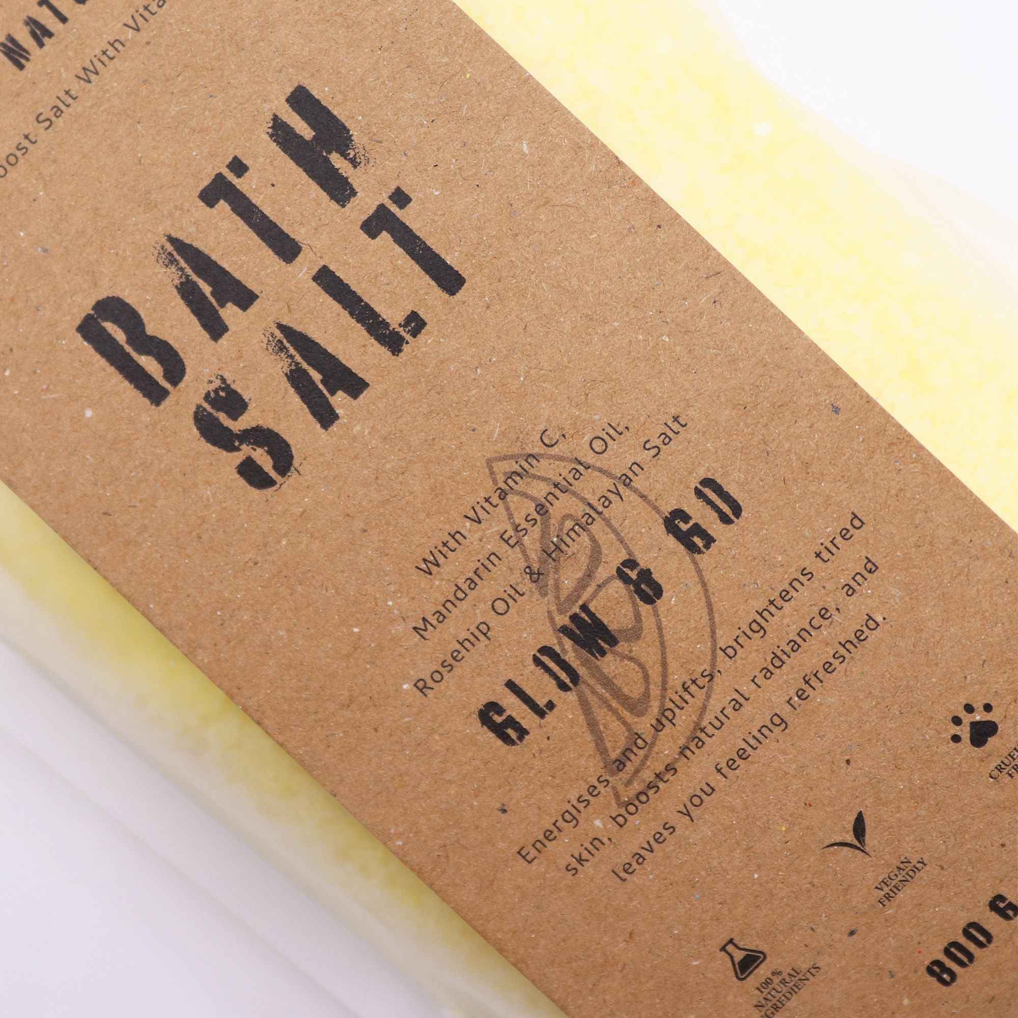 Sais de Epsom com Vitamina C e Mandarina da Greenman Rituals – Brilho e Rejuvenescimento