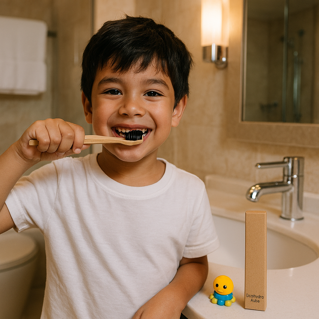 Escova de Dentes em Bambu (2x) - conjunto de duas escovas de dentes