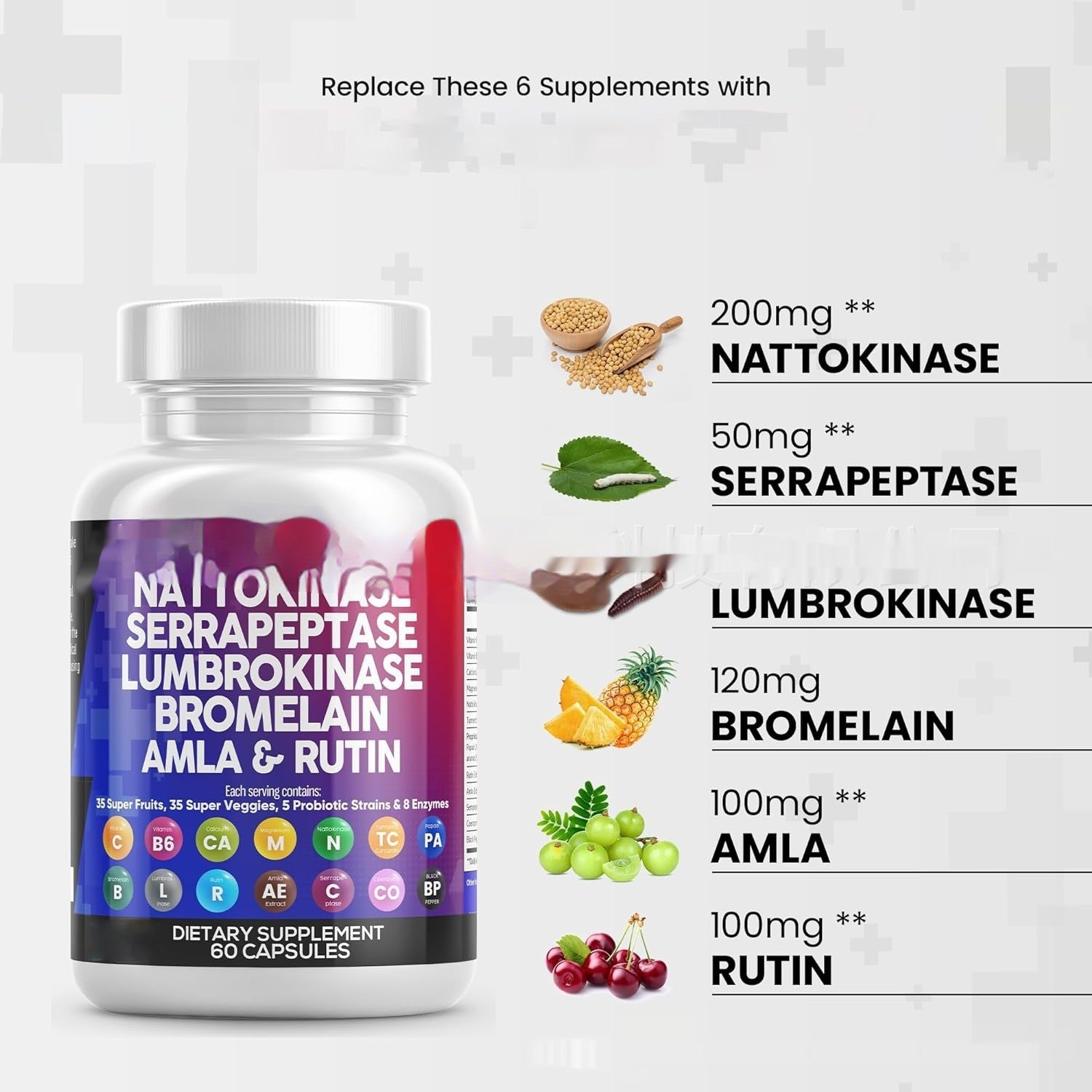 Cápsulas de Nattokinase