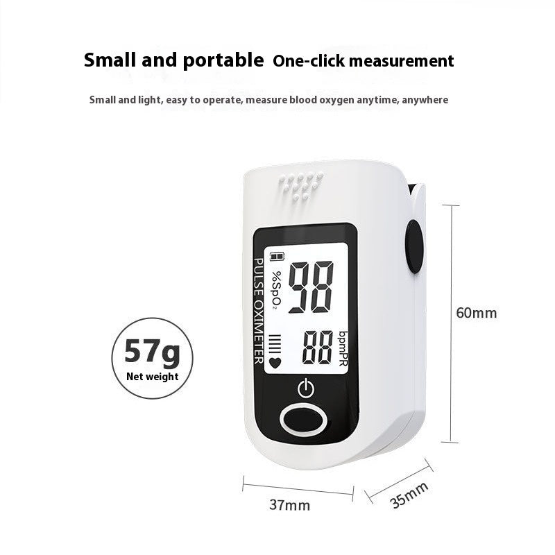 Finger Clamp Blood Oxygen Saturation Detector
Product weight: 57 g
