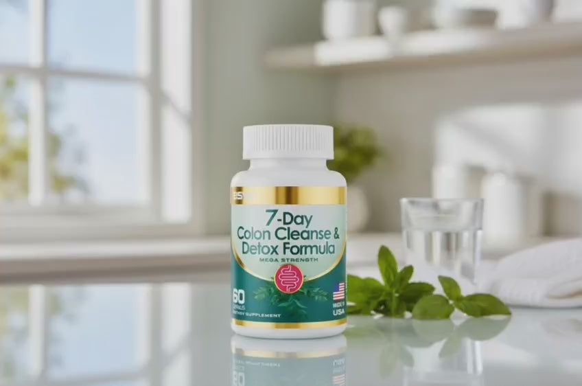Fórmula de limpeza e desintoxicação do cólon em 7 dias